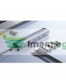 Докинг станция Baseus UltraJoy, 6 порта, Type-C към 2xUSB 3.0, USB 2.0, Type-C, PD, HDMI, RJ45, Сив - 12070
