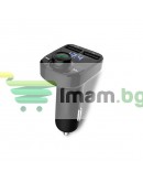 FM Трансмитер Earldom ET-M29, Bluetooth, USB, 3.4A, Черен – 17300
