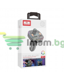 FM Трансмитер Earldom ET-M70, Bluetooth, USB, 3.1A, Черен – 17722