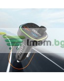 FM Трансмитер Earldom ET-M84, Bluetooth, USB, Type-C, PD, 3.1A, Черен - 17773