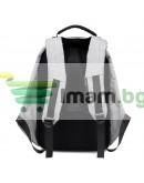 Раница за лаптоп No brand BP-01, 15.6", Сив - 45284