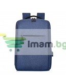 Раница за лаптоп No brand BP-02, 15.6", Син - 45287