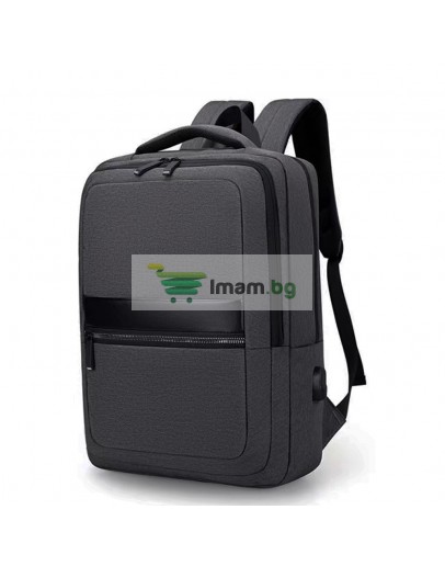 Раница за лаптоп No brand BP-13, 15.6", Черен  - 45303