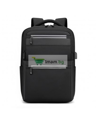 Раница за лаптоп No brand BP-28, 15.6", Черен - 45307
