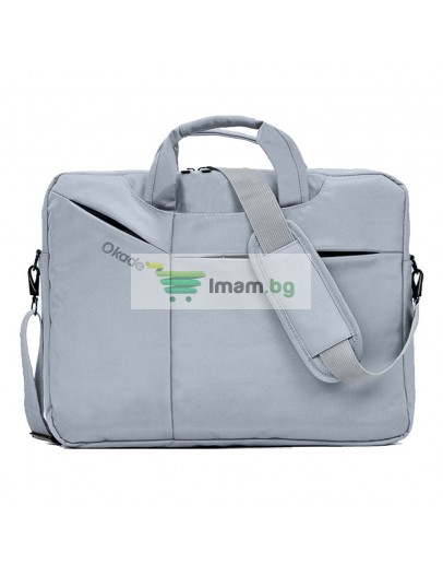 Чанта за лаптоп Okade T50, 15.6", Сив - 45265