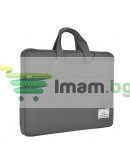 Чанта за лаптоп WiWu, 15.6", Сив - 45343