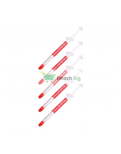 Термо паста No Brand HT-WT160, 1g, 5 броя, Бял  - 63058