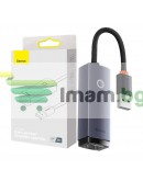 Мрежов адаптер Baseus Lite, USB към RJ45, 100Mbps, Сив - 40390