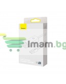 Мрежов адаптер Baseus Lite, USB към RJ45, 100Mbps, Сив - 40390