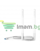Безжичен мрежов адаптер LB-LINK BL-WDN1300A, 1300Mbps, 2.4/5Ghz, 2 x 6dBi, Бял - 19046