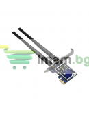 Безжичен мрежов адаптер LB-LINK BL-X50BT, PCI-E, 2400Mbps, Bluetooth, 2.4/5Ghz, 2 x 6dBi - 19049