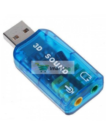 Звукова карта No brand, USB 5.1, 3D sound  - 17009