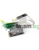 Платка PCI-E  към  Serial + Parallel port No brand-17474