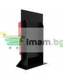 Настолен стелаж DeTech DE-S02, 400x185x700, Черен/Червен - 14145
