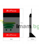 Настолен стелаж DeTech DE-S02, 400x185x700, Черен/Червен - 14145