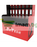 Подов стелаж DeTech DE-S01, 600x300x1800, Черен/Червен - 14144