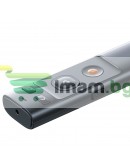 Мултифункционално дистанционно Baseus Orange Dot, Лазерна показалка, Сив - 40394