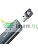 Мултифункционално дистанционно Baseus Orange Dot, Лазерна показалка, Сив - 40394