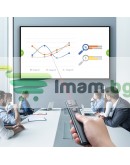 Мултифункционално дистанционно Baseus Orange Dot, Лазерна показалка, Сив - 40394