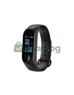 Смарт гривна M3, 18mm, Bluetooth, IP67, Различни цветове- 73047