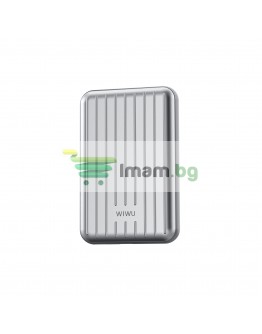 Преносима батерия WiWu PP02, 5000mAh, 20W, Qi, MagSafe, Различни цветове - 87082