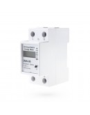 Смарт електромер No brand PST-ZMAi-90, За 35mm DIN, 220V, 60A, Wi-Fi, Tuya Smart, Бял - 91023