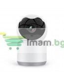 Смарт охранителна камера No brand PST-C10A-1MP, 1.0Mp, Вътрешен монтаж, Wi-Fi, Tuya Smart, Бял - 91025