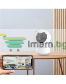Смарт охранителна камера No brand PST-C10A-1MP, 1.0Mp, Вътрешен монтаж, Wi-Fi, Tuya Smart, Бял - 91025