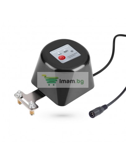 Смарт контролер No brand PST-FM400, За сферичен спирателен кран, Wi-Fi, Tuya Smart, Черен - 91007