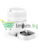 Смарт хранилка No brand PST-FD-BL3, За домашни любимци, Wi-Fi, Tuya Smart, Бял - 91040