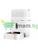 Смарт хранилка No brand PST-FD-BL3, За домашни любимци, Wi-Fi, Tuya Smart, Бял - 91040