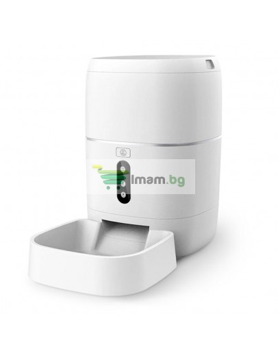 Смарт хранилка No brand PST-FD-BL3, За домашни любимци, Wi-Fi, Tuya Smart, Бял - 91040