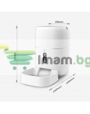 Смарт хранилка No brand PST-FD-BL3, За домашни любимци, Wi-Fi, Tuya Smart, Бял - 91040