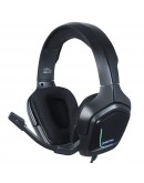 Слушалки Onikuma K20, За компютър, Микрофон, Подсветка, 3.5mm, USB, Черен - 20777 Слушалки Onikuma K20, За компютър, Микрофон, Подсветка, 3.5mm, USB, Черен - 20777