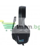 Слушалки Onikuma K20, За компютър, Микрофон, Подсветка, 3.5mm, USB, Черен - 20777 Слушалки Onikuma K20, За компютър, Микрофон, Подсветка, 3.5mm, USB, Черен - 20777