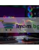 Слушалки Onikuma K20, За компютър, Микрофон, Подсветка, 3.5mm, USB, Черен - 20777 Слушалки Onikuma K20, За компютър, Микрофон, Подсветка, 3.5mm, USB, Черен - 20777