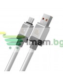 Кабел за данни Baseus CoolPlay, Type-C, 100W, 1.0m, Бял - 40446 Кабел за данни Baseus CoolPlay, Type-C, 100W, 1.0m, Бял - 40446