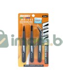 Комплект антистатични пинсети, Jakemy JM-T11, Черен - 17616