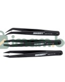 Комплект антистатични пинсети, Jakemy JM-T11, Черен - 17616