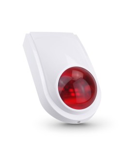 Смарт сирена PST-TS106, Външен монтаж, Wi-Fi, Tuya Smart, Бял - 91012