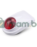 Смарт сирена PST-TS106, Външен монтаж, Wi-Fi, Tuya Smart, Бял - 91012 Смарт сирена PST-TS106, Външен монтаж, Wi-Fi, Tuya Smart, Бял - 91012