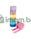 Декоративно тиксо - WASHI TAPE - комплект 10 бр.