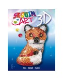 3D фигурка от пайети, Лисица 3D фигурка от пайети, Лисица