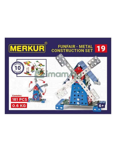 Merkur 019, Мелница, 10 в 1, 181 части
