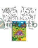 Книжка за оцветяване със скрити картинки