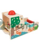 Дървена игра с топче и ксилофон, 2 в 1 Дървена игра с топче и ксилофон, 2 в 1