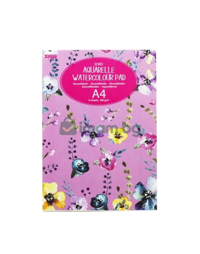 Блокче за акварелни картини, Фантазия, 15 листа, 200 гр