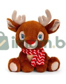 Keeleco Adoptable World, Коледни животни със шалче, 25 см (3) Keeleco Adoptable World, Коледни животни със шалче, 25 см (3)