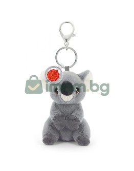 Коала, плюшена играчка с клипс за раница, 12 см