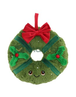 Keeleco Christmas, Плюшен коледен венец, 30 см, Keel Toys